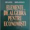 Judita Samuel – Elemente de algebră pentru economişti