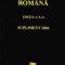 Agenţia Naţională a Medicamentului – Farmacopeea Româna. Supliment 2004